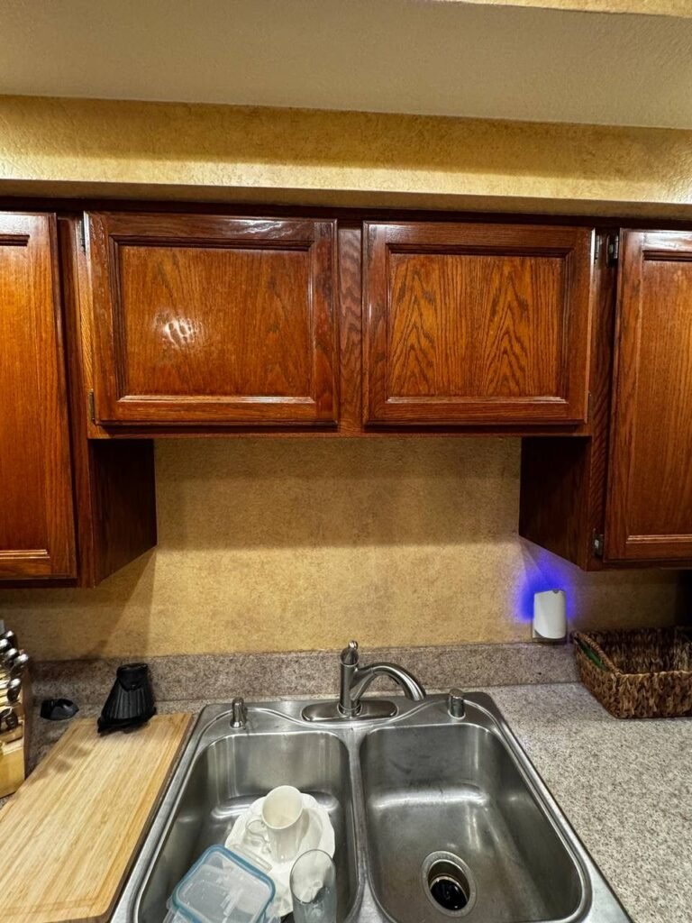 Kitchen cabinets and sink area in Los Angeles