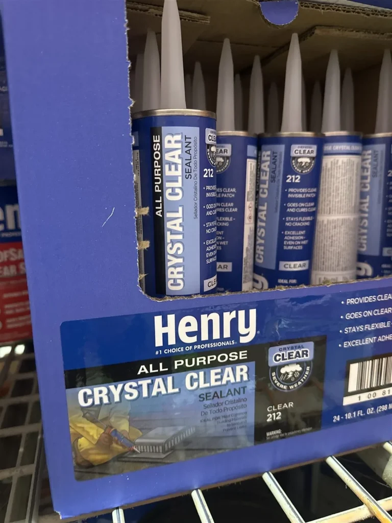 Clear sealant used for caulking jobs in Los Angeles
