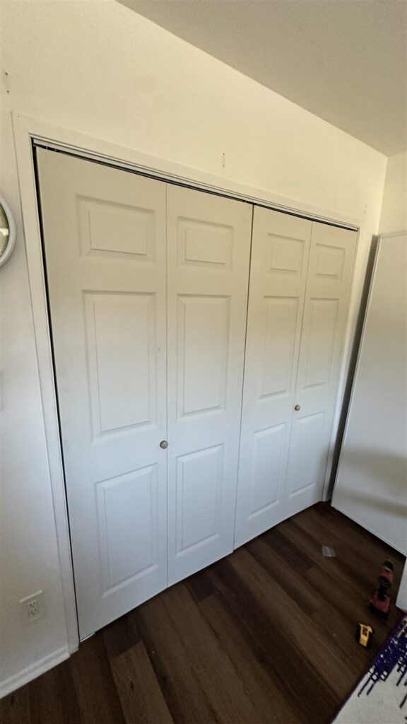 Paneled bifold closet doors installed in Los Angeles