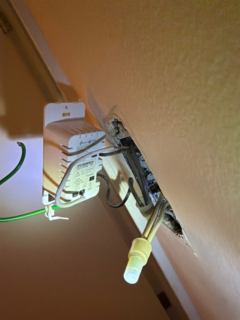 Outlet and switch wiring connected in Los Angeles