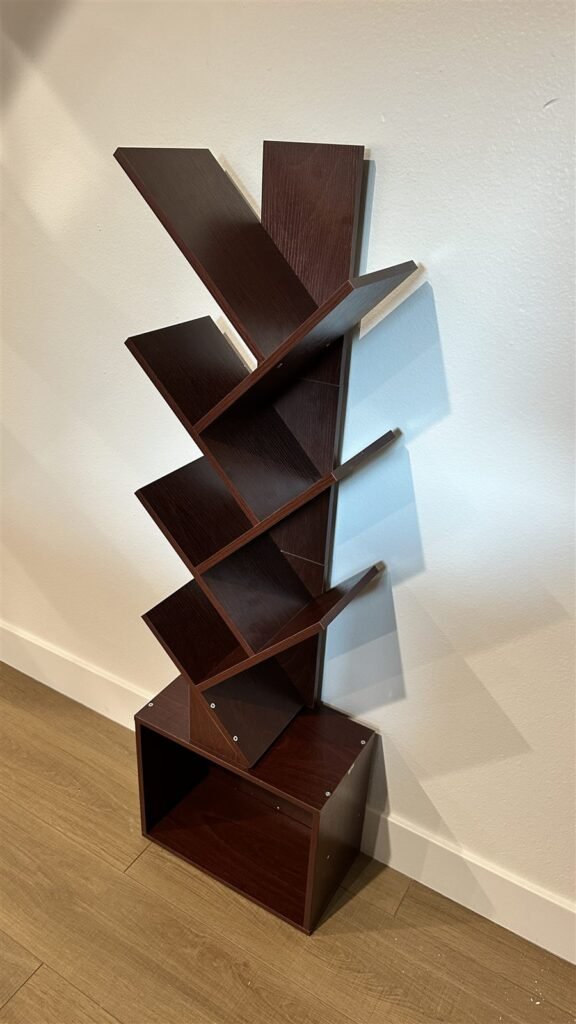 Bookcase assembled in a Los Angeles home
