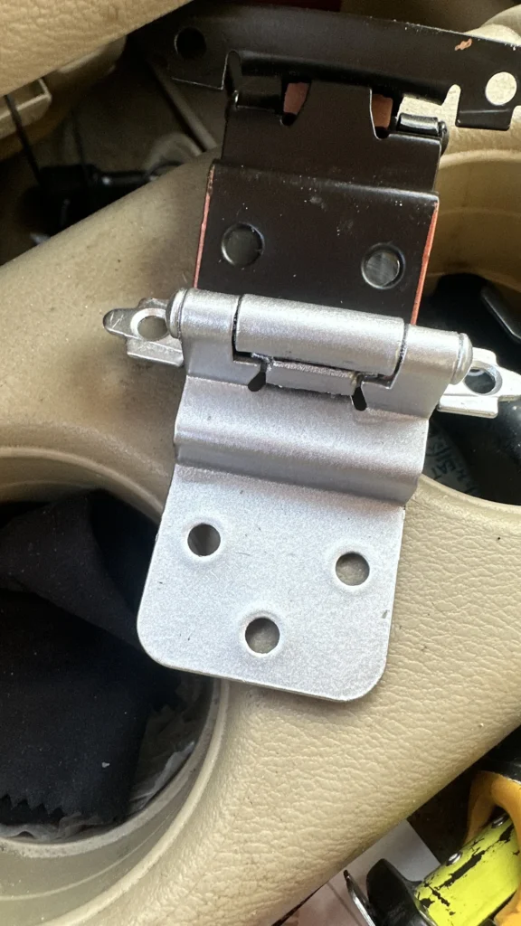 Door hinge repaired in a Los Angeles home