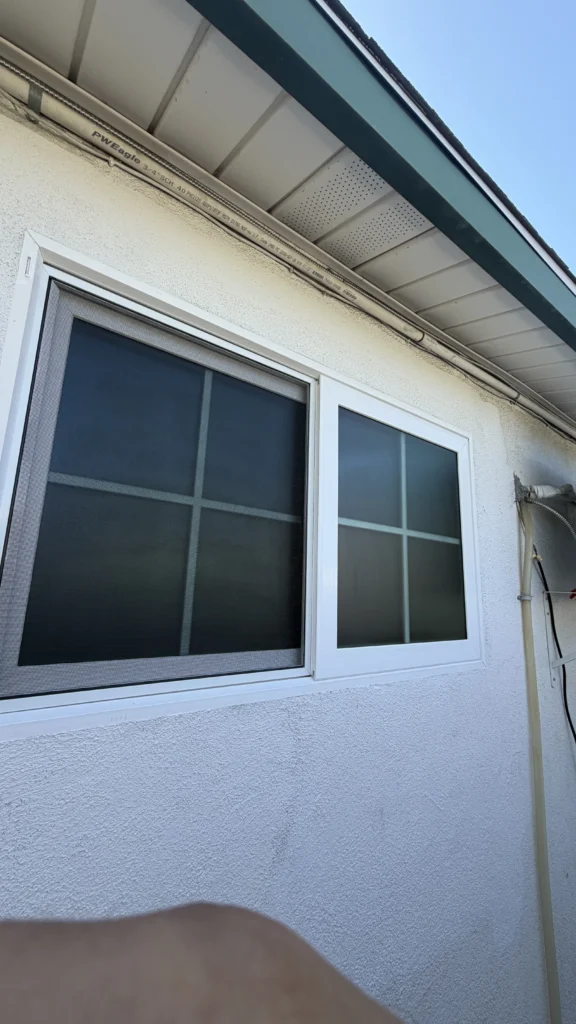 Exterior window replaced in a Los Angeles home
