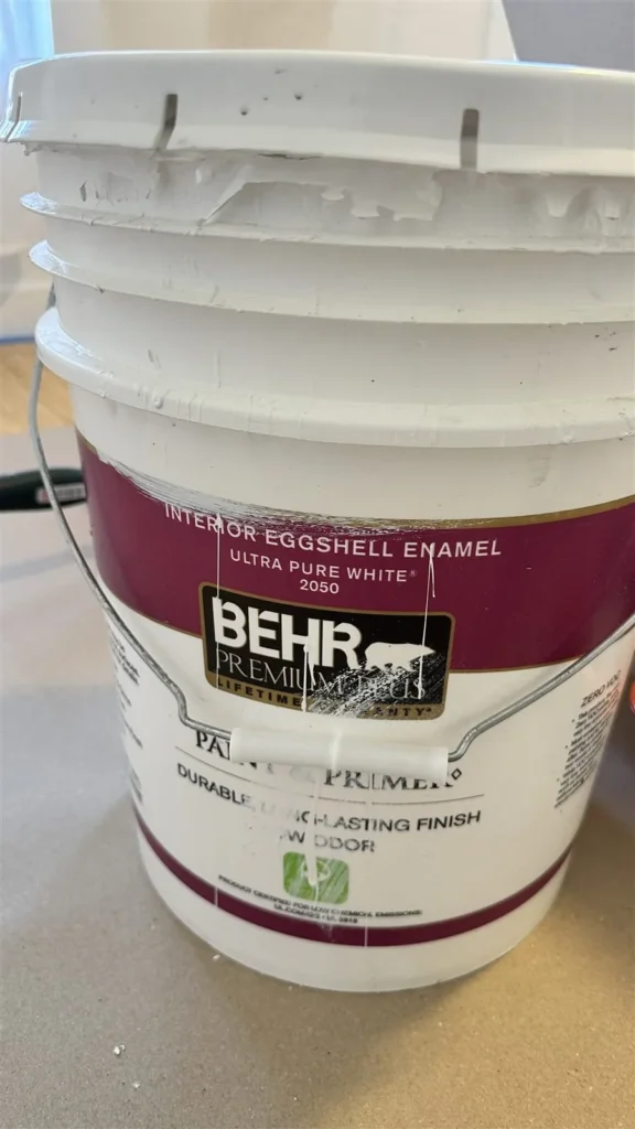 Paint prepared for an interior painting job in Los Angeles