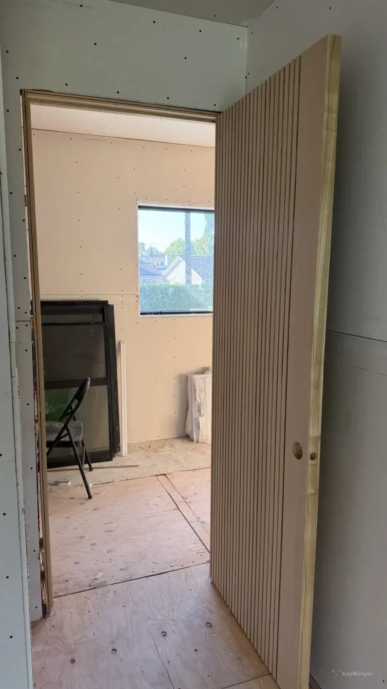 Door Installation before in Northridge