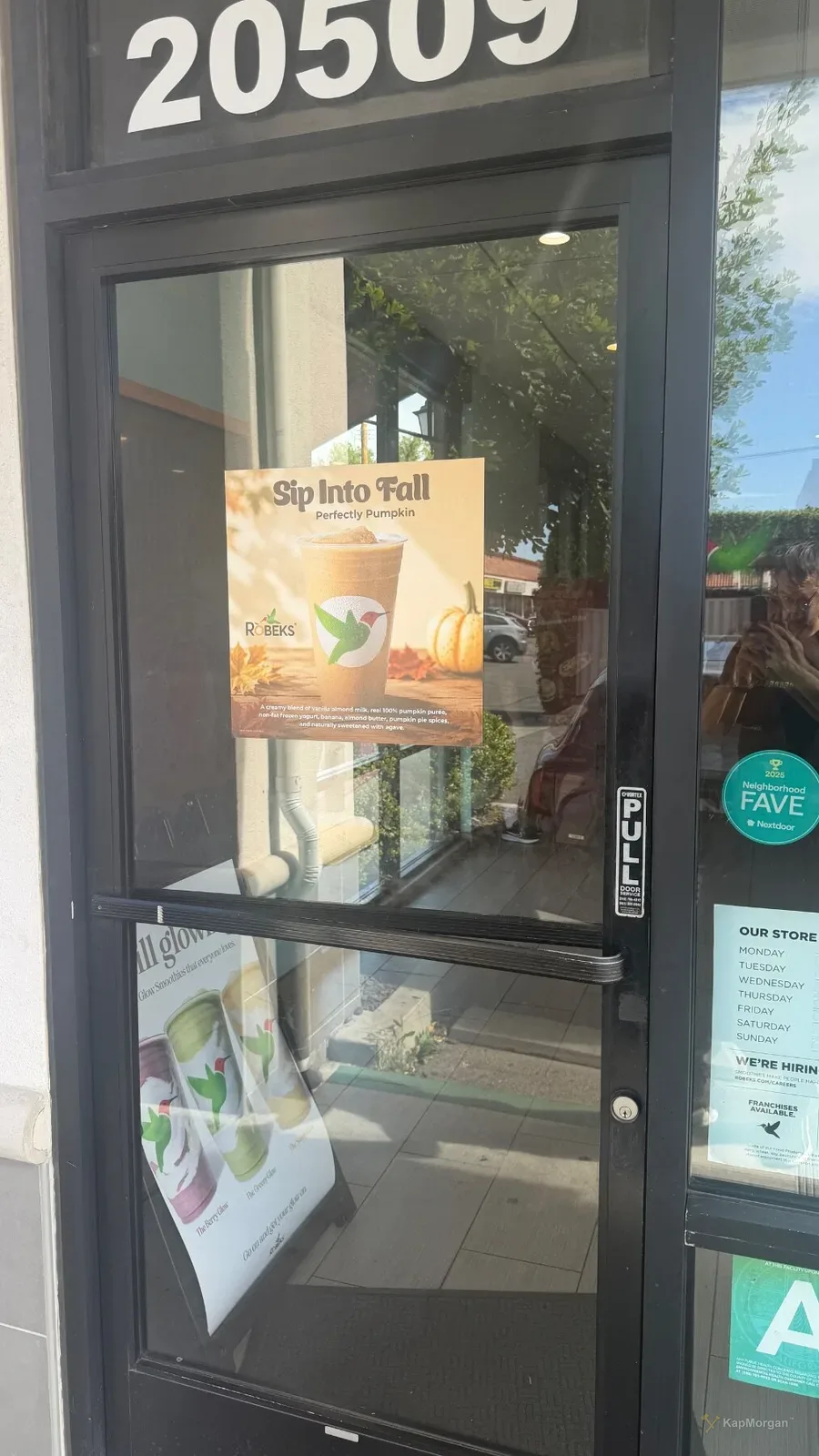 Storefront door closing and latching after the closer adjustment